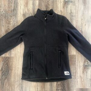 North face fleece zip up jacket